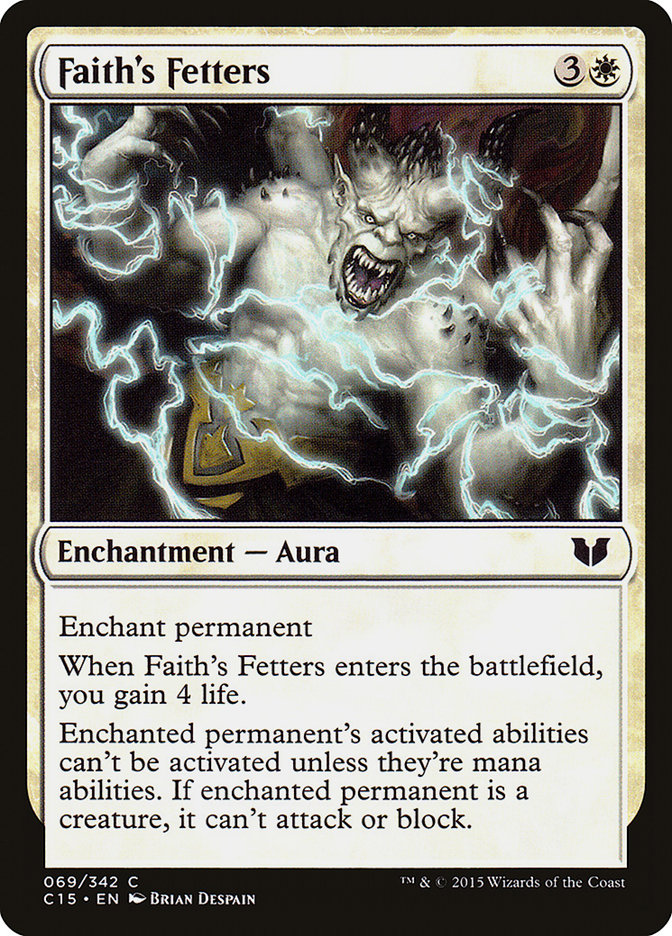 Faith's Fetters [Commander 2015] | Card Merchant Takapuna