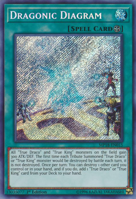 Dragonic Diagram [MP18-EN015] Secret Rare | Card Merchant Takapuna