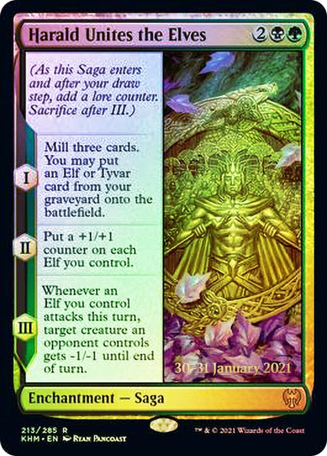 Harald Unites the Elves [Kaldheim Prerelease Promos] | Card Merchant Takapuna