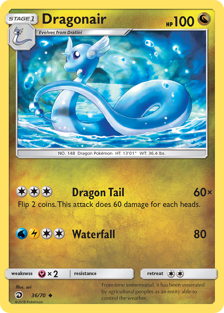 Dragonair (36/70) [Sun & Moon: Dragon Majesty] | Card Merchant Takapuna