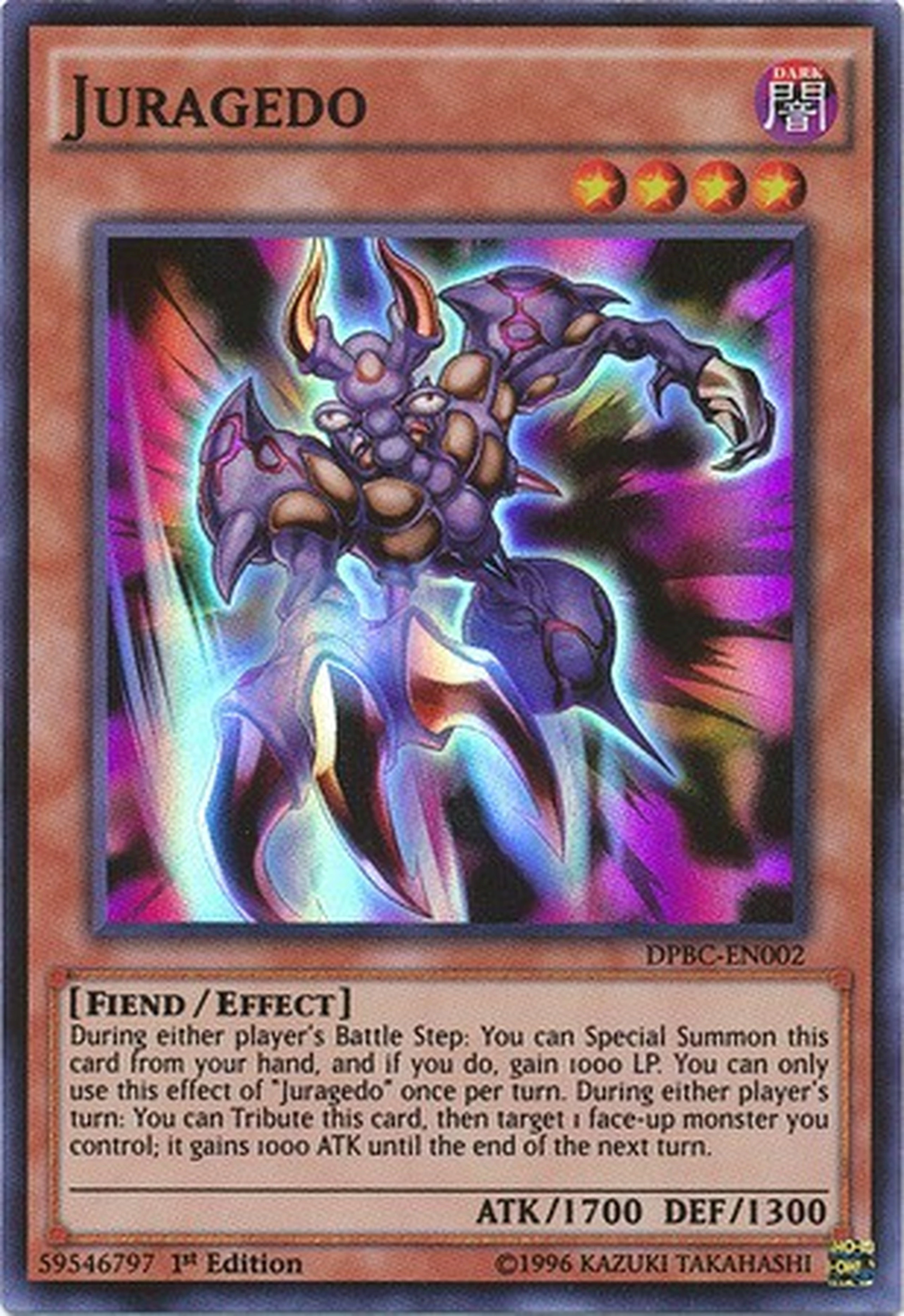 Juragedo [DPBC-EN002] Super Rare | Card Merchant Takapuna