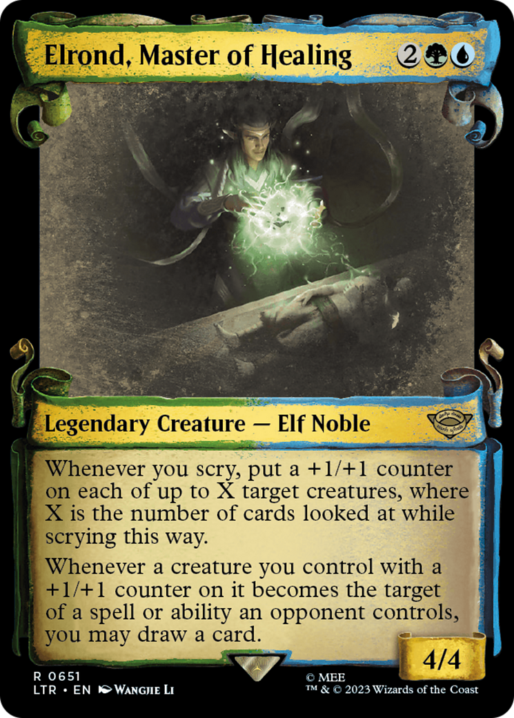 Elrond, Master of Healing [The Lord of the Rings: Tales of Middle-Earth Showcase Scrolls] | Card Merchant Takapuna