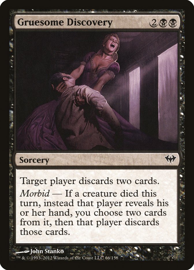 Gruesome Discovery [Dark Ascension] | Card Merchant Takapuna