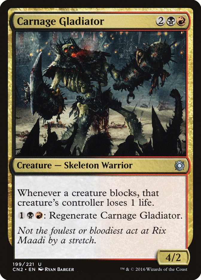 Carnage Gladiator [Conspiracy: Take the Crown] | Card Merchant Takapuna