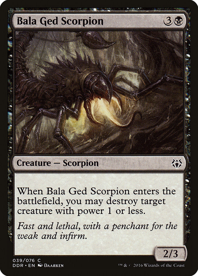 Bala Ged Scorpion [Duel Decks: Nissa vs. Ob Nixilis] | Card Merchant Takapuna