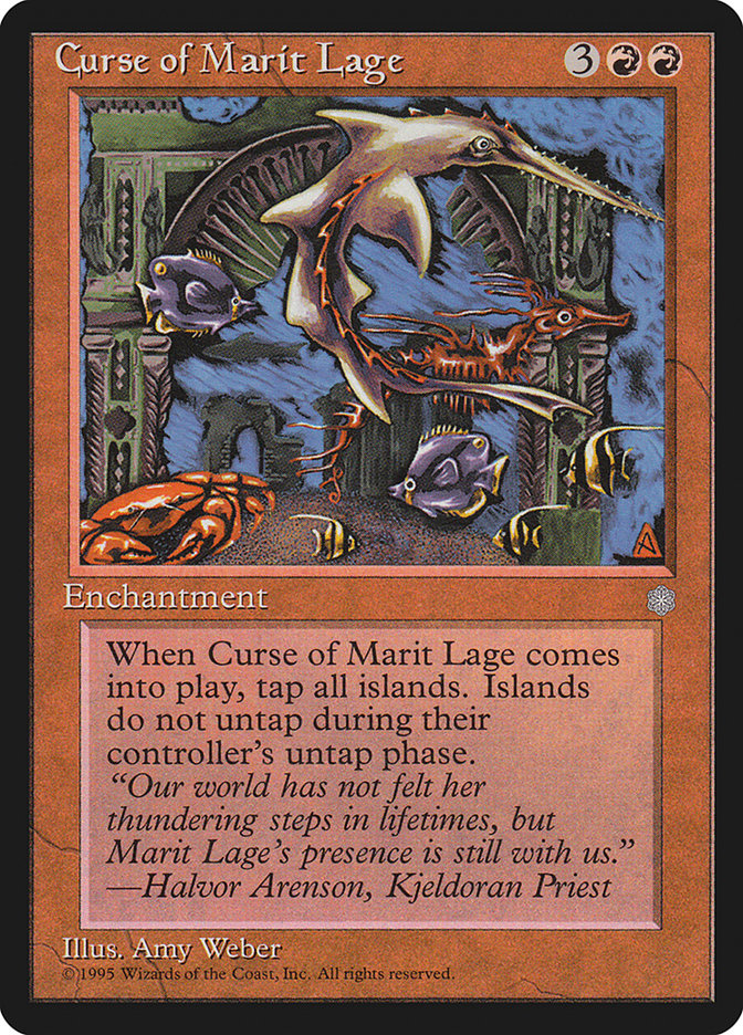 Curse of Marit Lage [Ice Age] | Card Merchant Takapuna