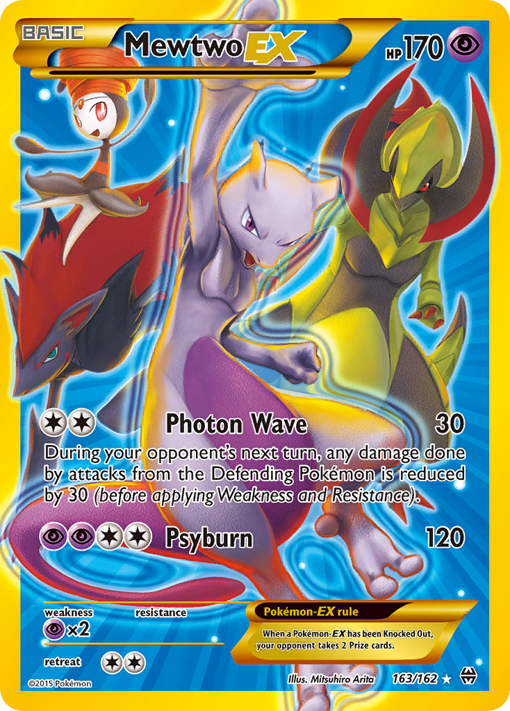 Mewtwo EX (163/162) [XY: BREAKthrough] | Card Merchant Takapuna