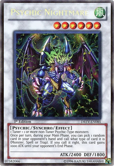 Psychic Nightmare [DREV-EN085] Secret Rare | Card Merchant Takapuna