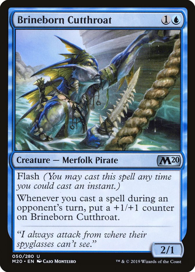 Brineborn Cutthroat [Core Set 2020] | Card Merchant Takapuna