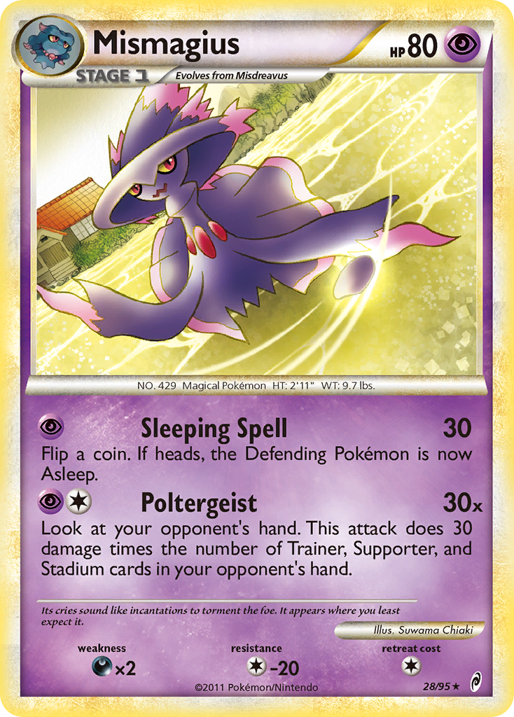 Mismagius (28/95) [HeartGold & SoulSilver: Call of Legends] | Card Merchant Takapuna