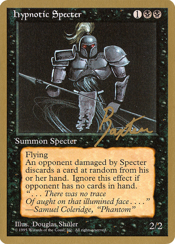 Hypnotic Specter (George Baxter) [Pro Tour Collector Set] | Card Merchant Takapuna