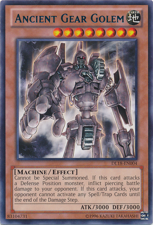 Ancient Gear Golem (Blue) [DL18-EN004] Rare | Card Merchant Takapuna