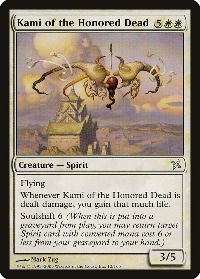 Kami of the Honored Dead [Betrayers of Kamigawa] | Card Merchant Takapuna