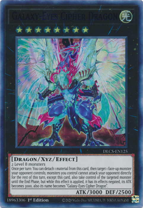 Galaxy-Eyes Cipher Dragon (Blue) [DLCS-EN125] Ultra Rare | Card Merchant Takapuna