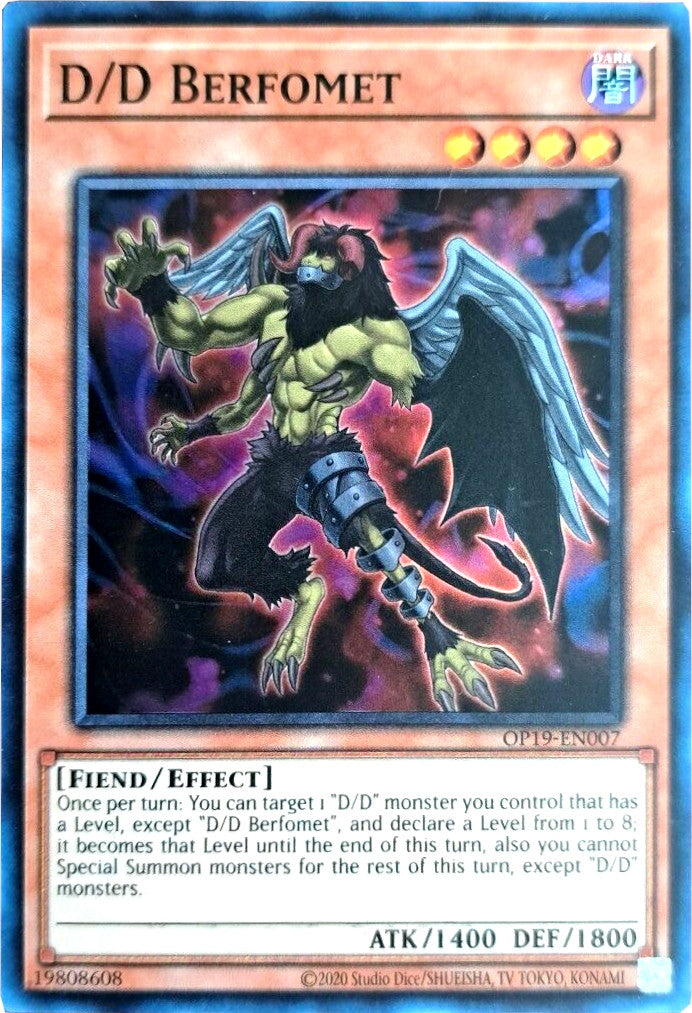 D/D Berfomet [OP19-EN007] Super Rare | Card Merchant Takapuna