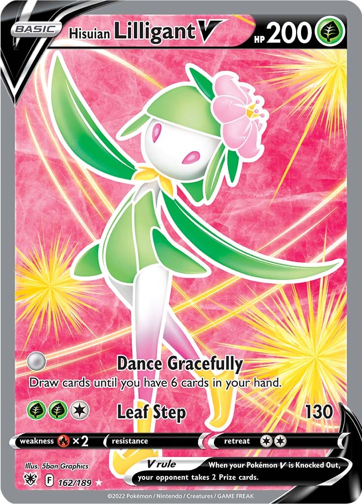 Hisuian Lilligant V (162/189) [Sword & Shield: Astral Radiance] | Card Merchant Takapuna