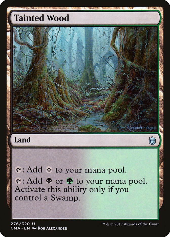 Tainted Wood [Commander Anthology] | Card Merchant Takapuna