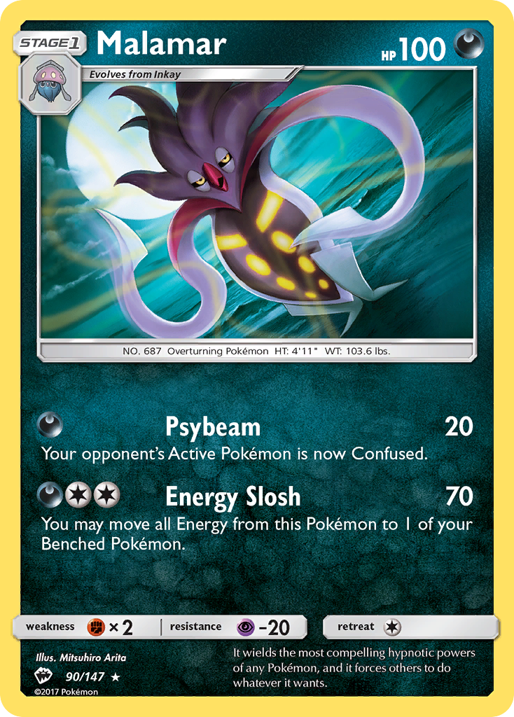 Malamar (90/147) [Sun & Moon: Burning Shadows] | Card Merchant Takapuna