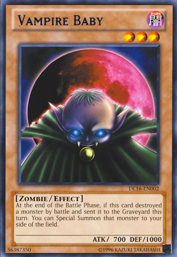 Vampire Baby (Blue) [DL16-EN002] Rare | Card Merchant Takapuna