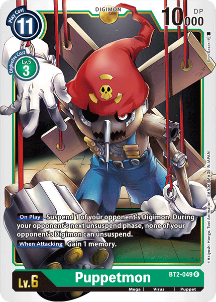 Puppetmon [BT2-049] [Release Special Booster Ver.1.0] | Card Merchant Takapuna