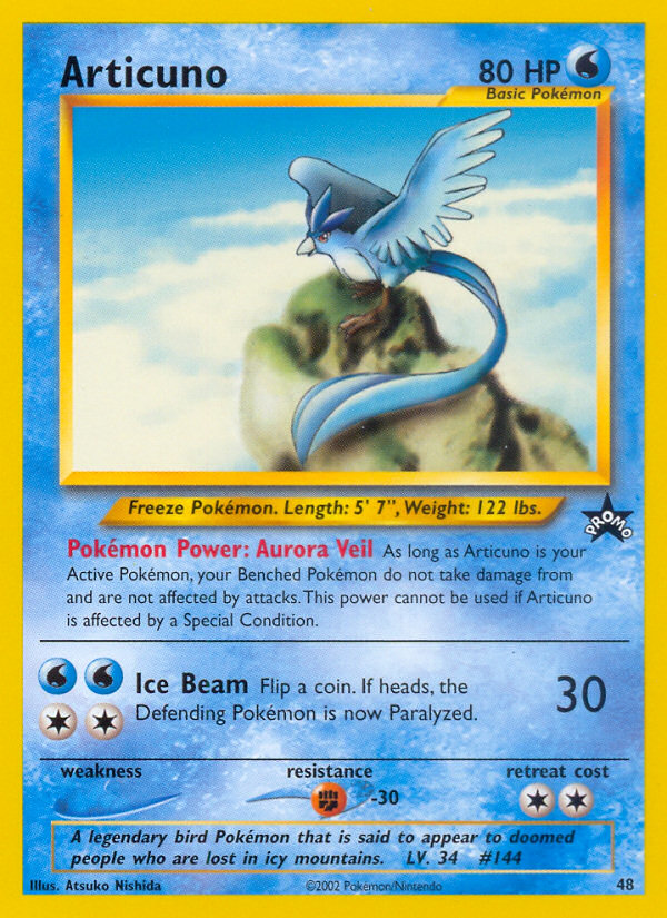 Articuno (48) [Wizards of the Coast: Black Star Promos] | Card Merchant Takapuna