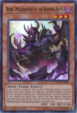 Rubic, Malebranche of the Burning Abyss [NECH-EN082] Ultra Rare | Card Merchant Takapuna