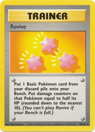 Revive (89/102) [Base Set Unlimited] | Card Merchant Takapuna