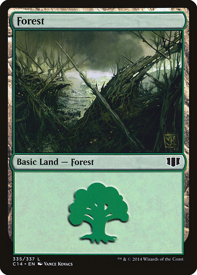 Forest (335) [Commander 2014] | Card Merchant Takapuna