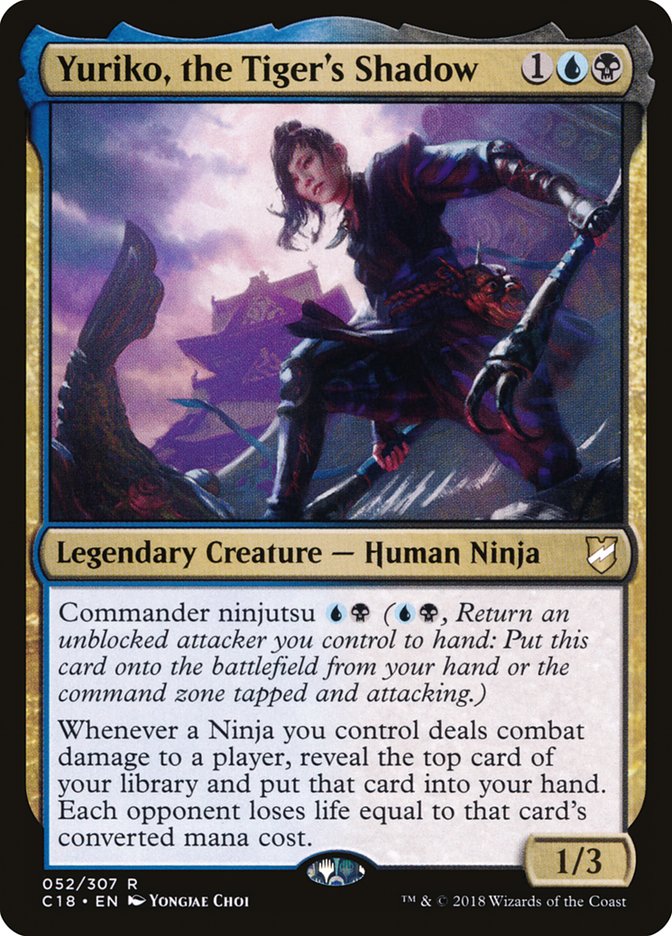 Yuriko, the Tiger's Shadow [Commander 2018] | Card Merchant Takapuna