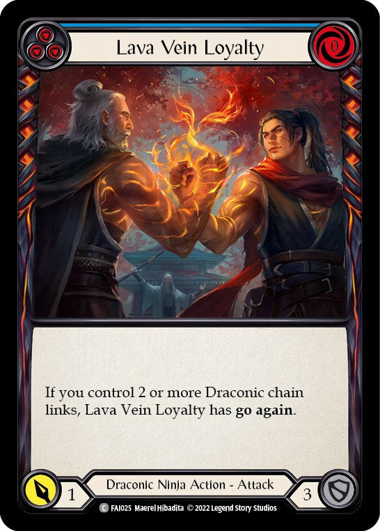 Lava Vein Loyalty (Blue) [FAI025] (Uprising Fai Blitz Deck) | Card Merchant Takapuna