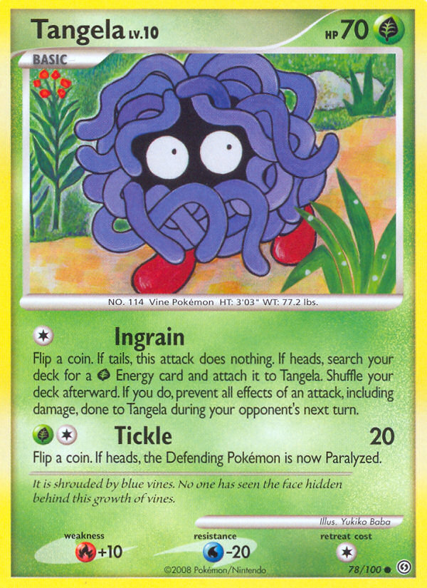 Tangela (78/100) [Diamond & Pearl: Stormfront] | Card Merchant Takapuna