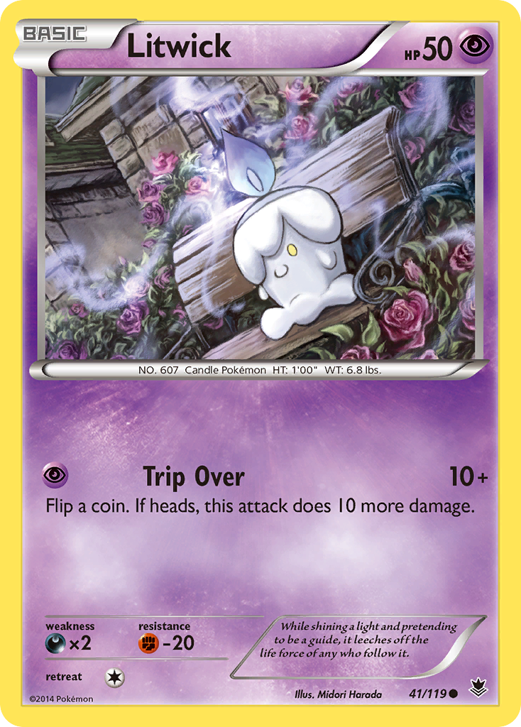 Litwick (41/119) [XY: Phantom Forces] | Card Merchant Takapuna