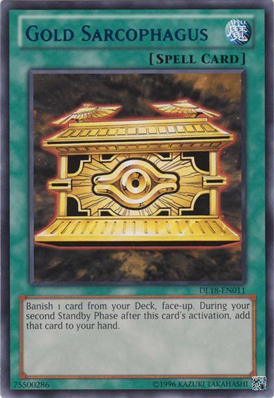 Gold Sarcophagus (Purple) [DL18-EN011] Rare | Card Merchant Takapuna