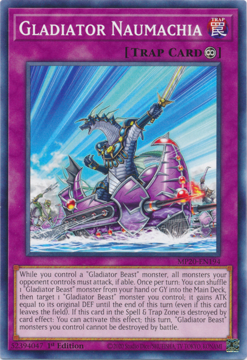 Gladiator Naumachia [MP20-EN194] Common | Card Merchant Takapuna