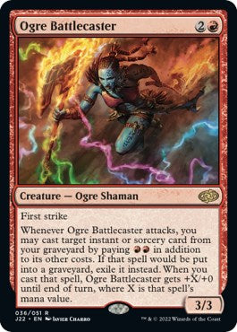 Ogre Battlecaster [Jumpstart 2022] | Card Merchant Takapuna