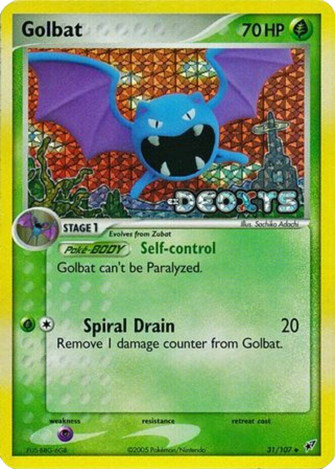 Golbat (31/107) (Stamped) [EX: Deoxys] | Card Merchant Takapuna