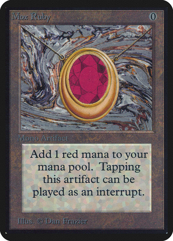 Mox Ruby [Alpha Edition] | Card Merchant Takapuna