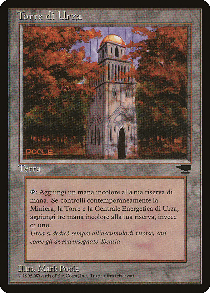 Urza's Tower (Shore) (Italian) - "Torre di Urza" [Rinascimento] | Card Merchant Takapuna