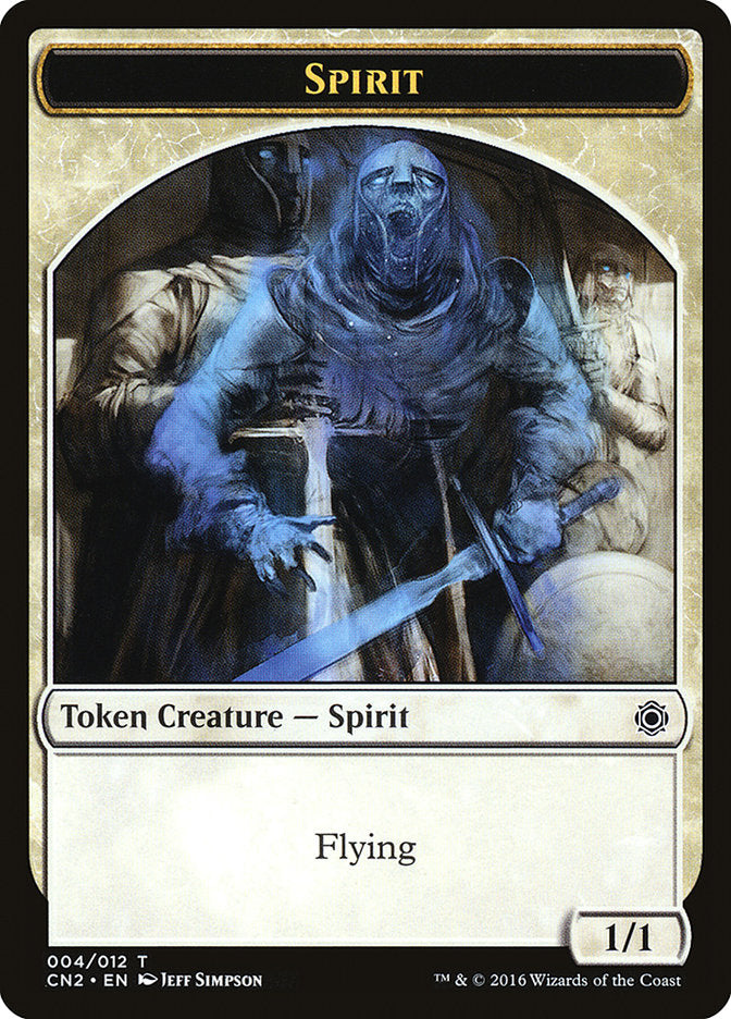 Spirit Token [Conspiracy: Take the Crown Tokens] | Card Merchant Takapuna