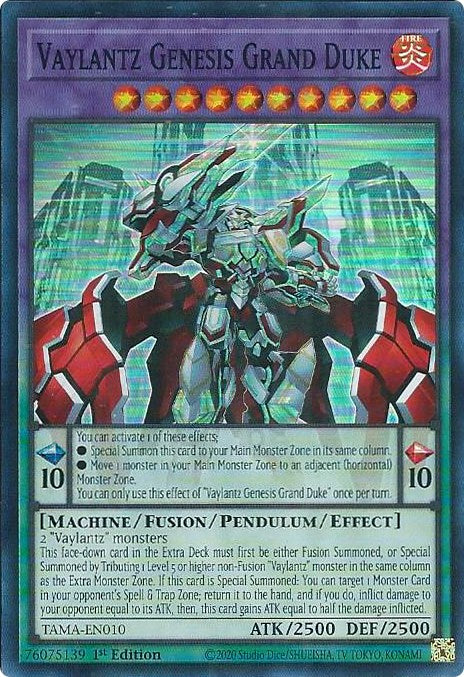 Vaylantz Genesis Grand Duke [TAMA-EN010] Super Rare | Card Merchant Takapuna