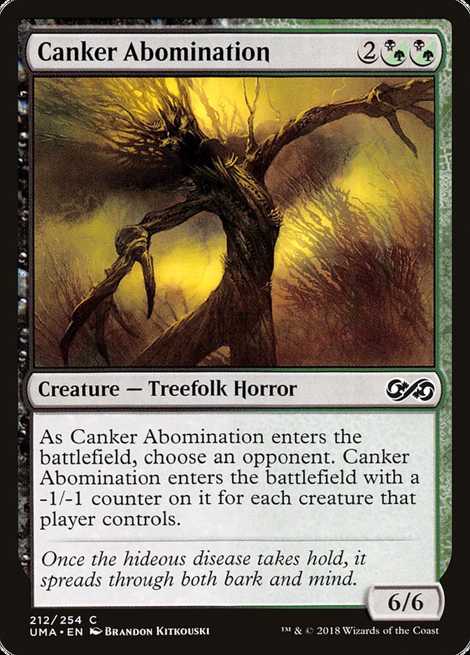 Canker Abomination [Ultimate Masters] | Card Merchant Takapuna