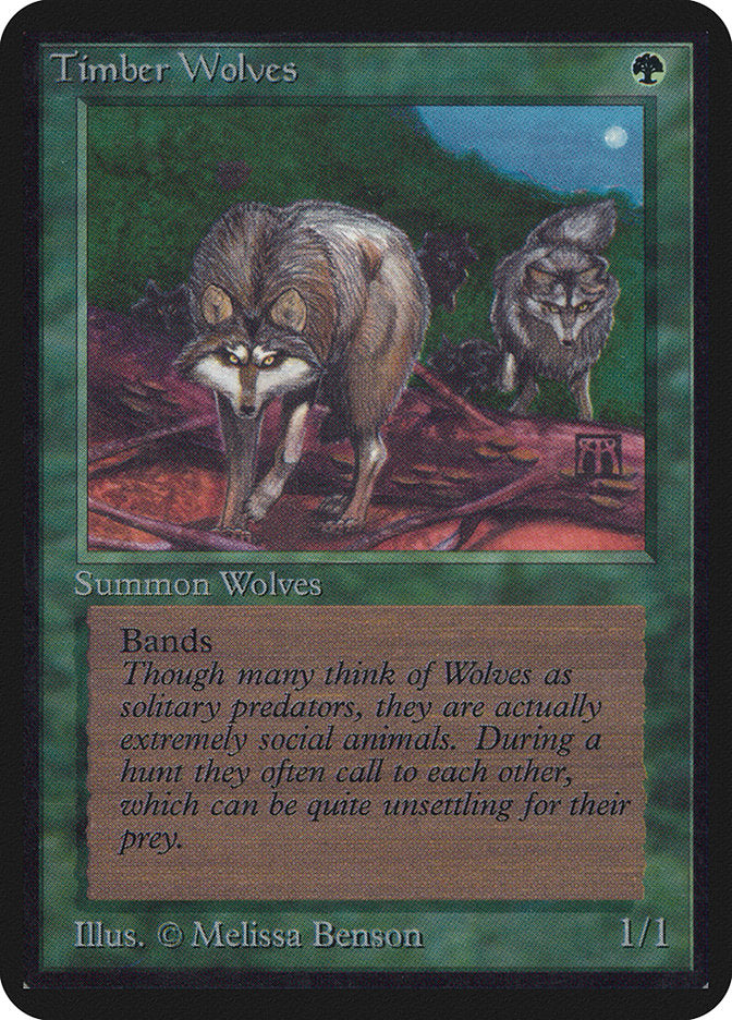 Timber Wolves [Alpha Edition] | Card Merchant Takapuna