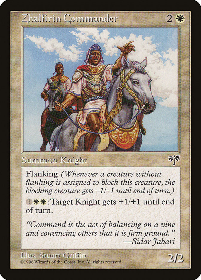 Zhalfirin Commander [Mirage] | Card Merchant Takapuna