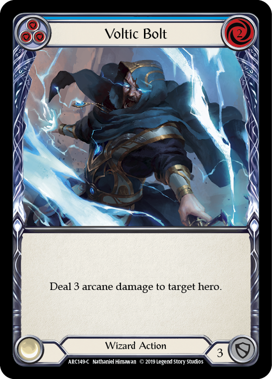 Voltic Bolt (Blue) [ARC149-C] (Arcane Rising)  1st Edition Normal | Card Merchant Takapuna