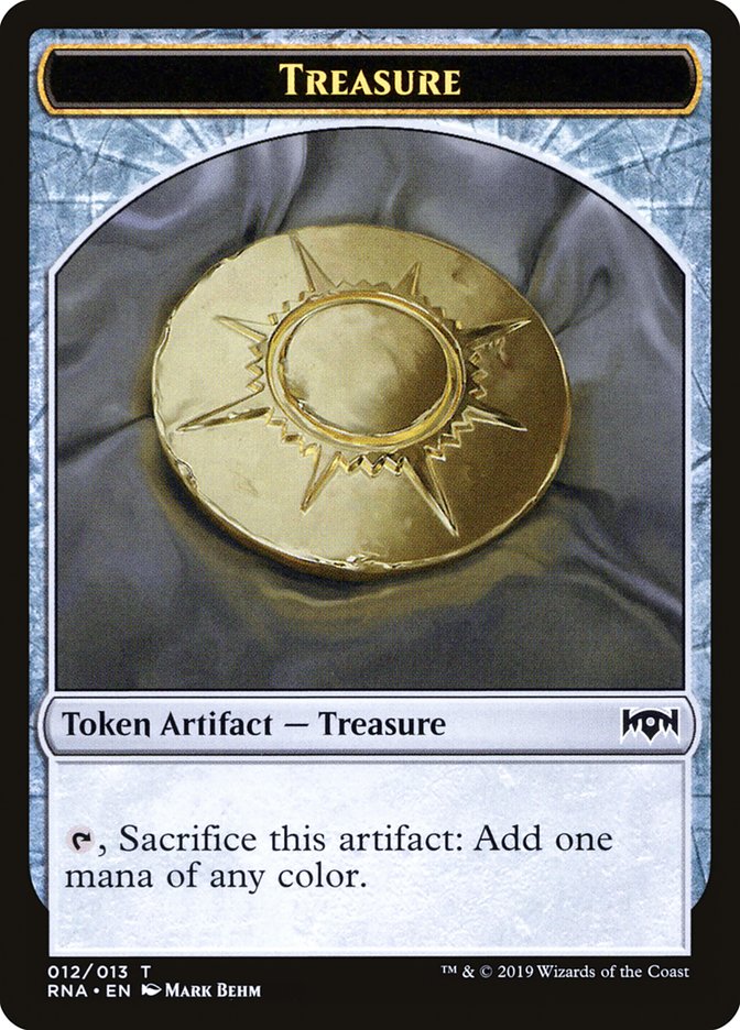 Treasure Token [Ravnica Allegiance Tokens] | Card Merchant Takapuna