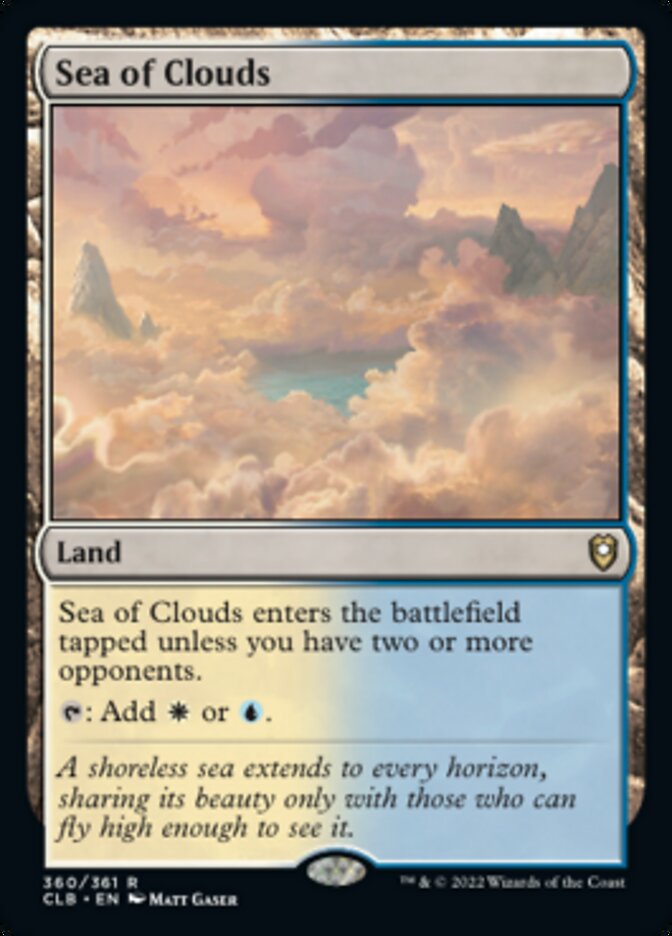 Sea of Clouds [Commander Legends: Battle for Baldur's Gate] | Card Merchant Takapuna