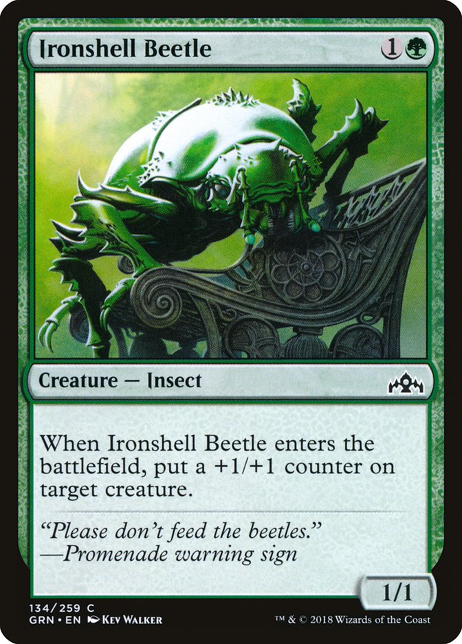 Ironshell Beetle [Guilds of Ravnica] | Card Merchant Takapuna