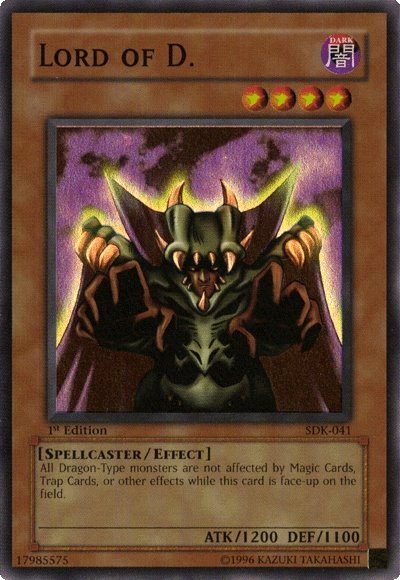 Lord of D. [SDK-041] Super Rare | Card Merchant Takapuna