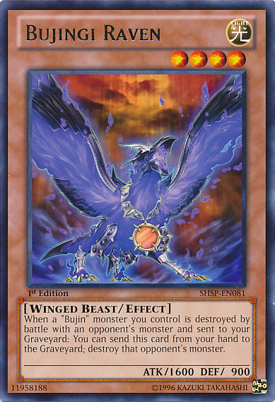 Bujingi Raven [SHSP-EN081] Rare | Card Merchant Takapuna