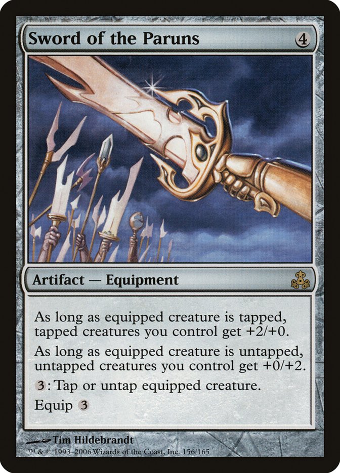 Sword of the Paruns [Guildpact] | Card Merchant Takapuna